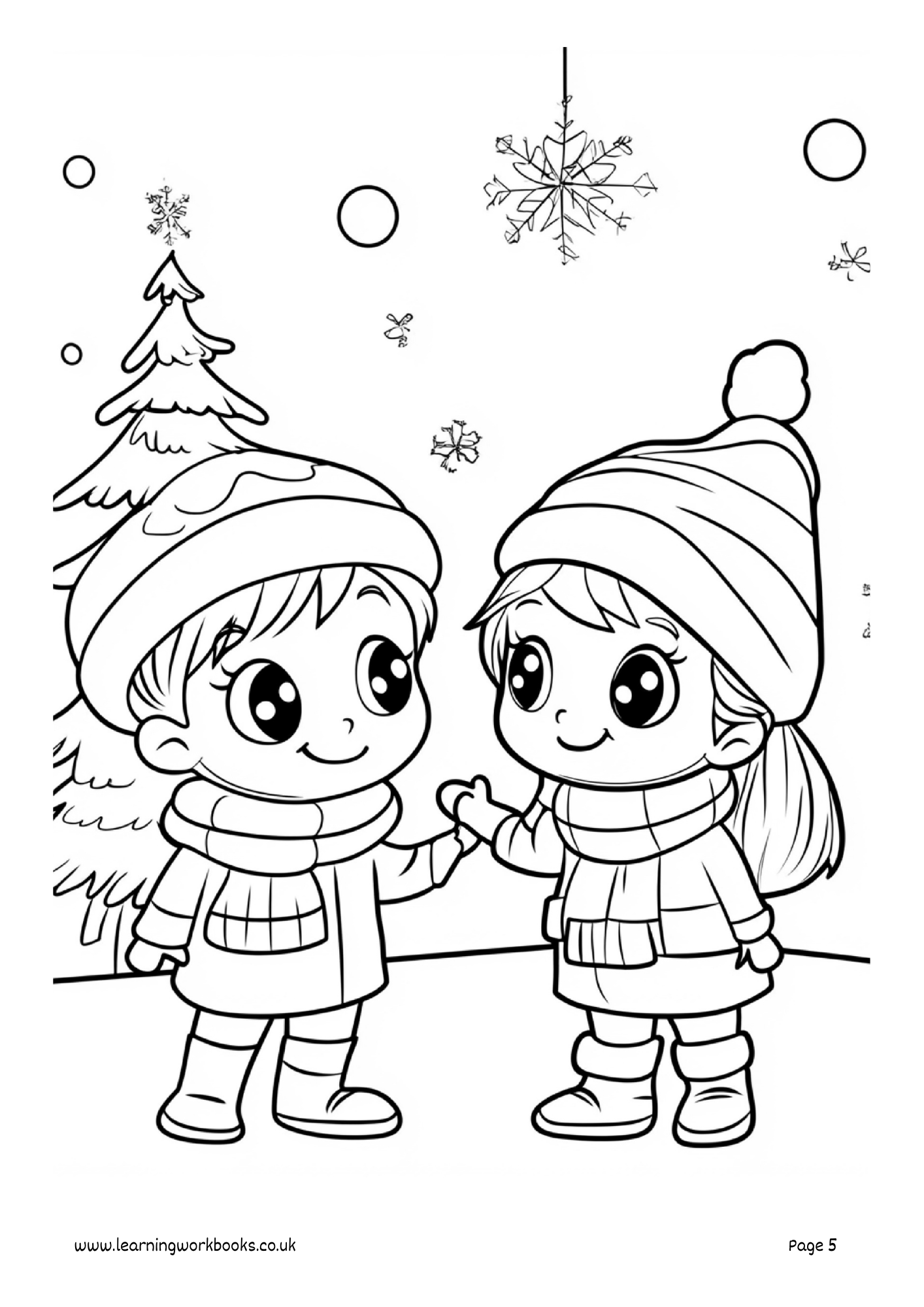 Christmas Colouring Book 4 (downloadable digital product)