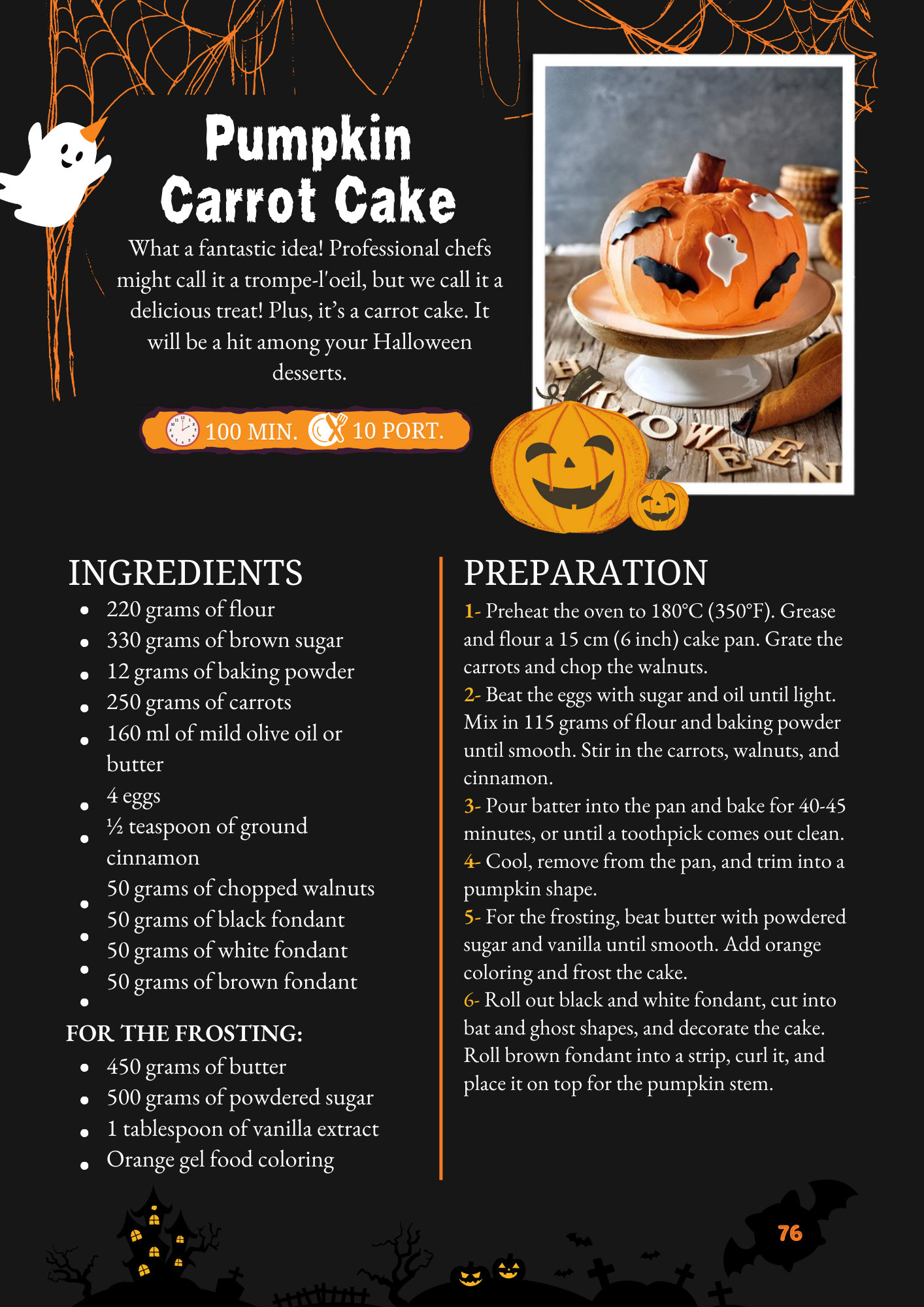 The Haunted Kitchen: A Halloween Treats Recipe Book (downloadable digital product)