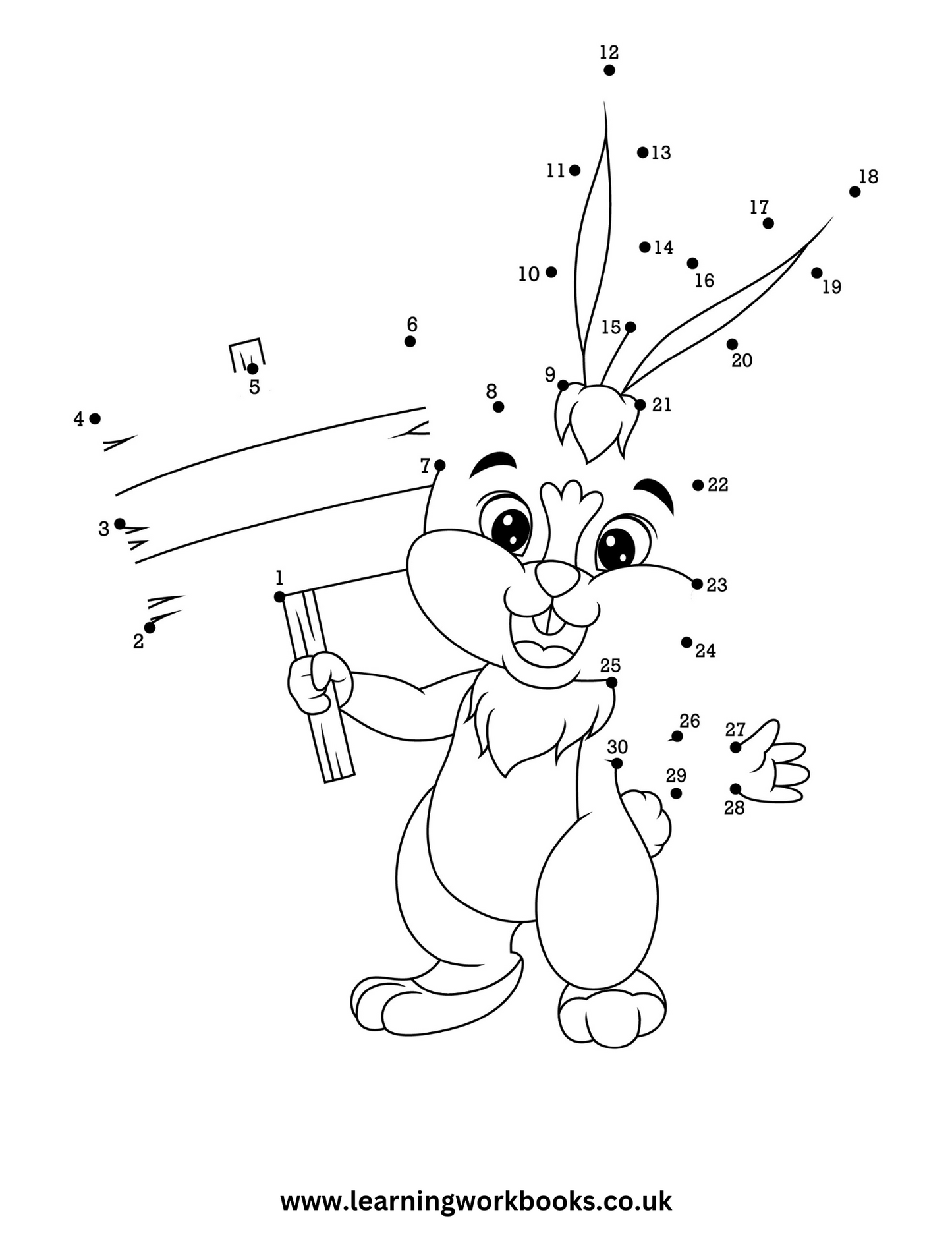 Easter Dot to Dot Book 4 (downloadable digital product)