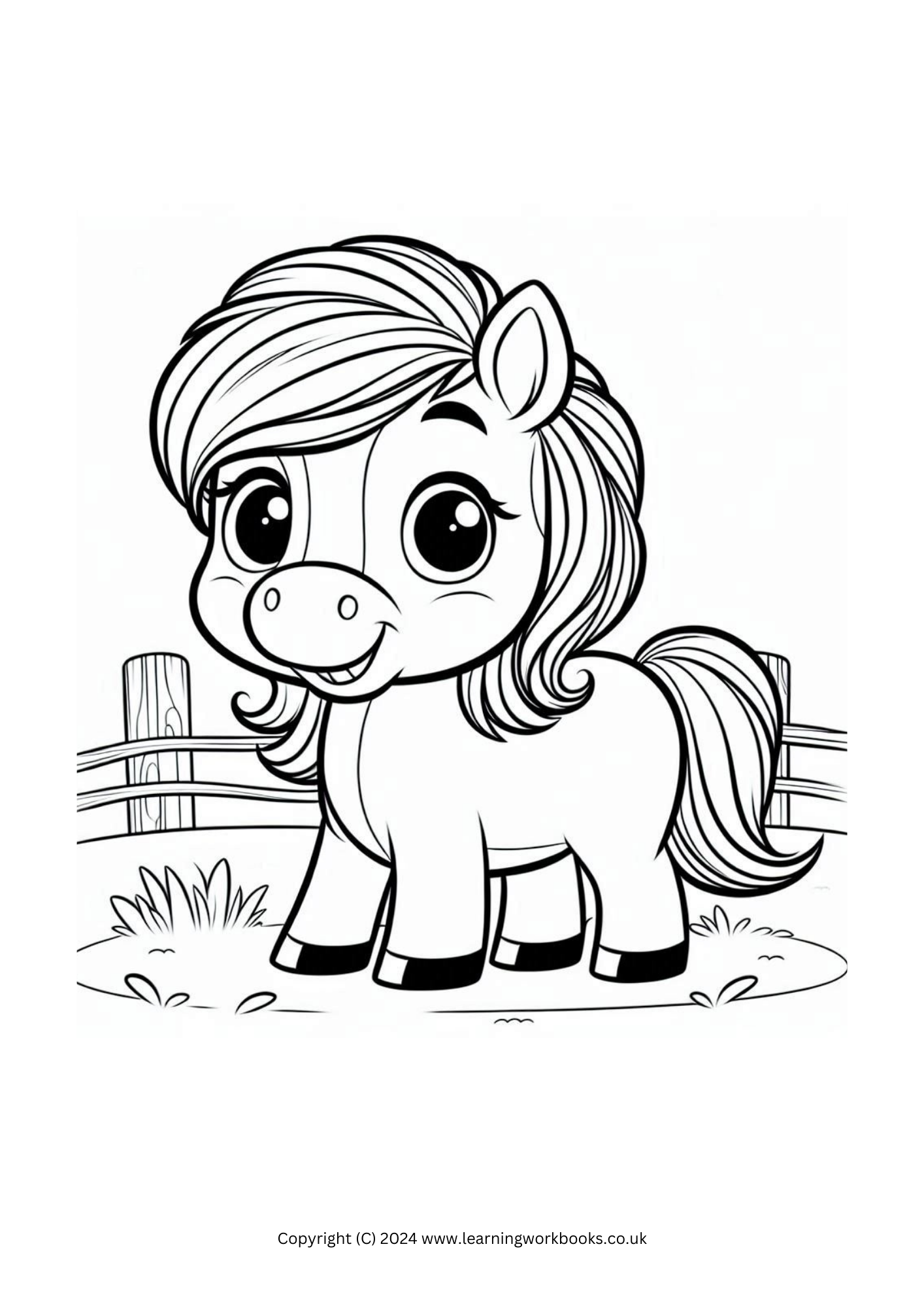 Fun Farm Colouring Book 1 (downloadable digital product)