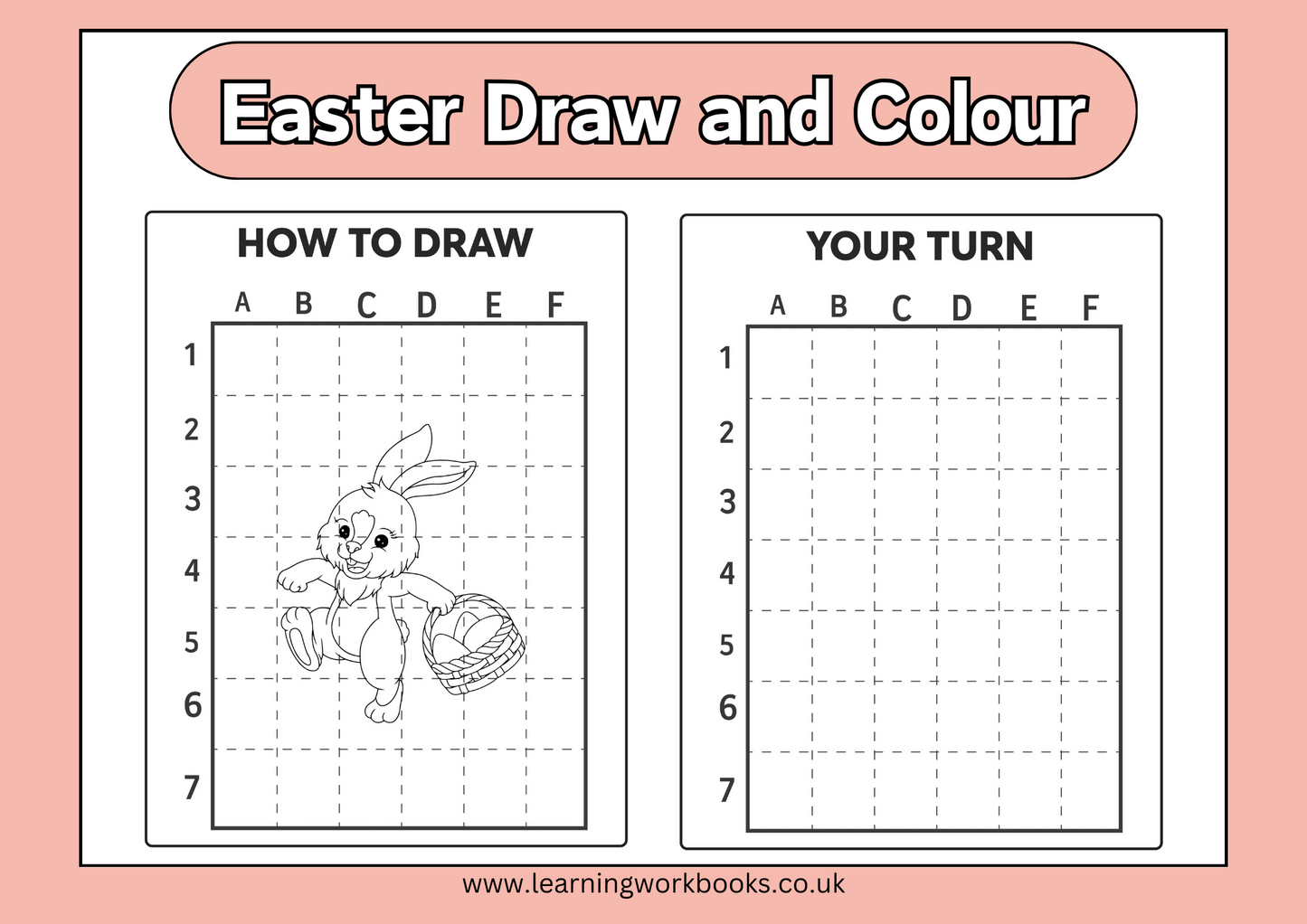 Easter Draw and Colour Book 2 (downloadable digital product)
