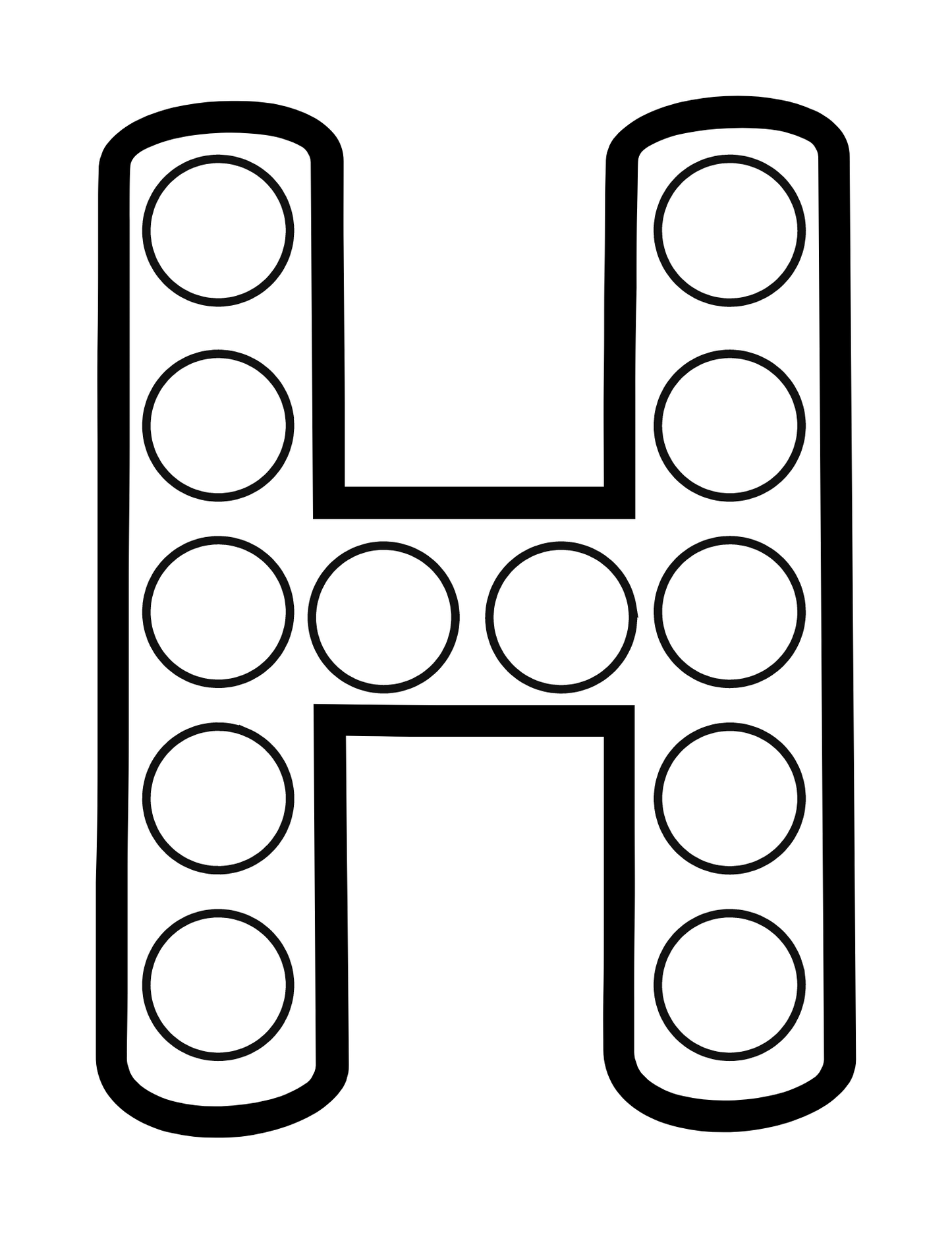 Alphabet Letters Dot Marking Book (downloadable digital product)