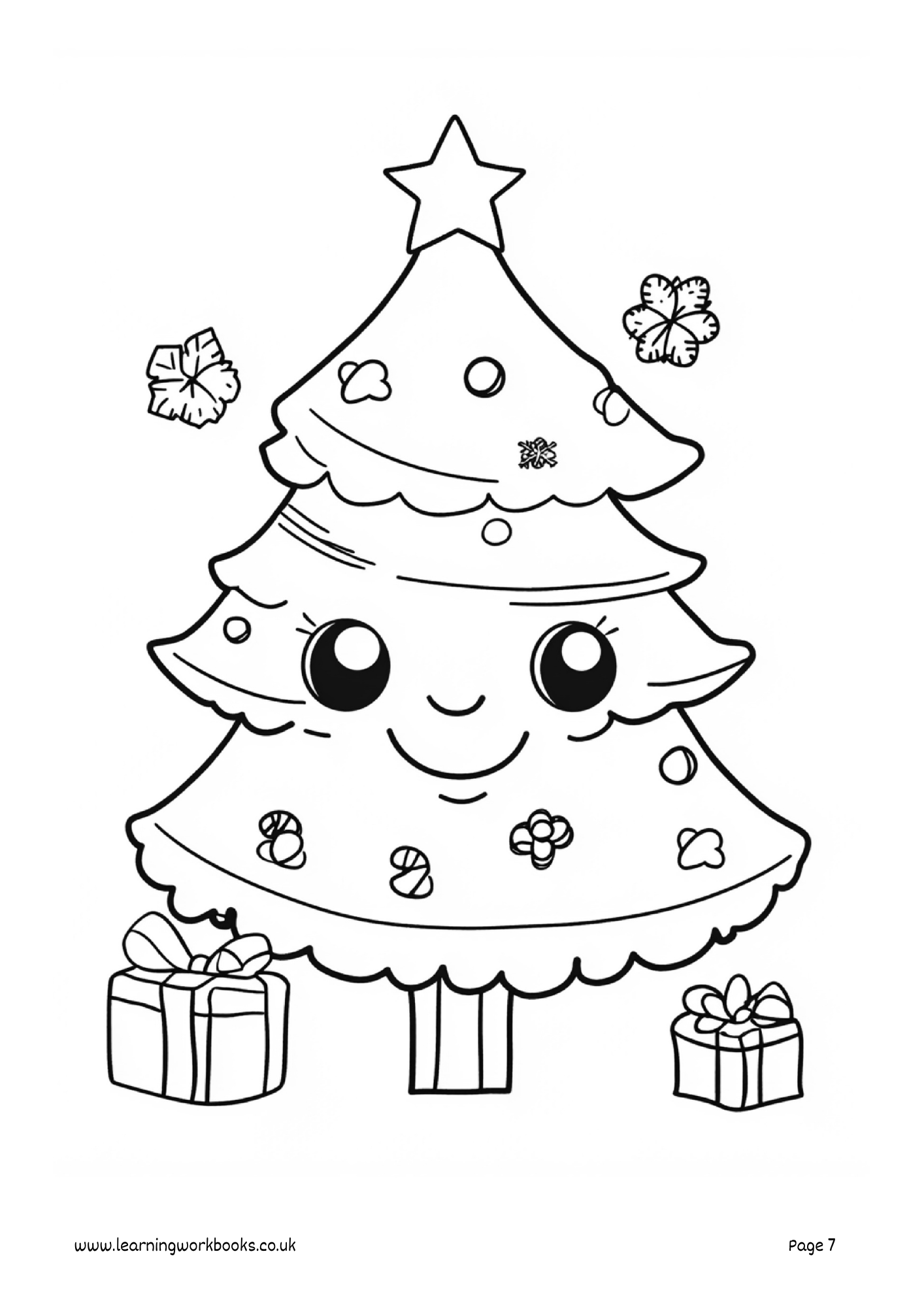 Christmas Colouring Book 7 (downloadable digital product)