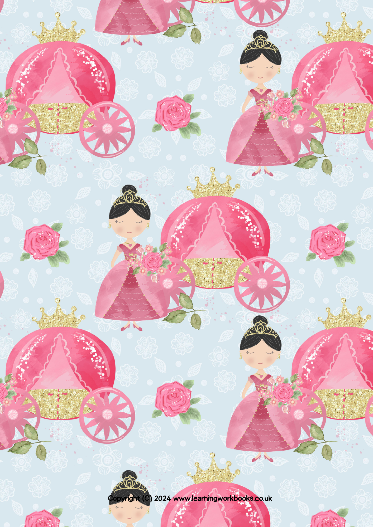 Princess Story Writing Book 4 (downloadable digital product)