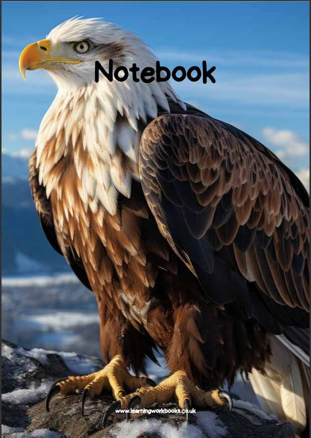 Eagle A4 Lined Notebook 3 (downloadable digital product)
