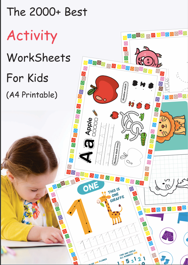 The 2000+ Best Activity Worksheets for Kids (downloadable digital product)