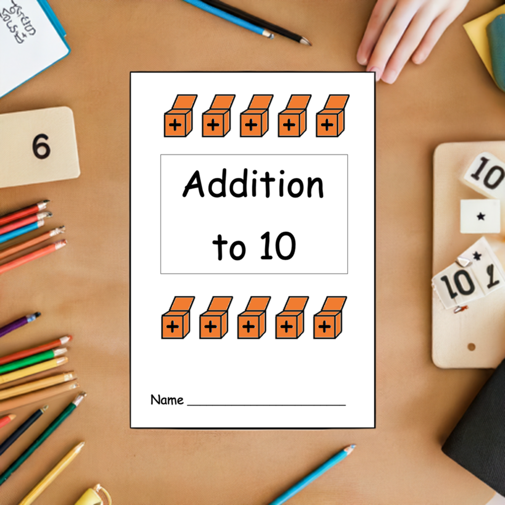 Addition to 10 Workbook (downloadable digital product)