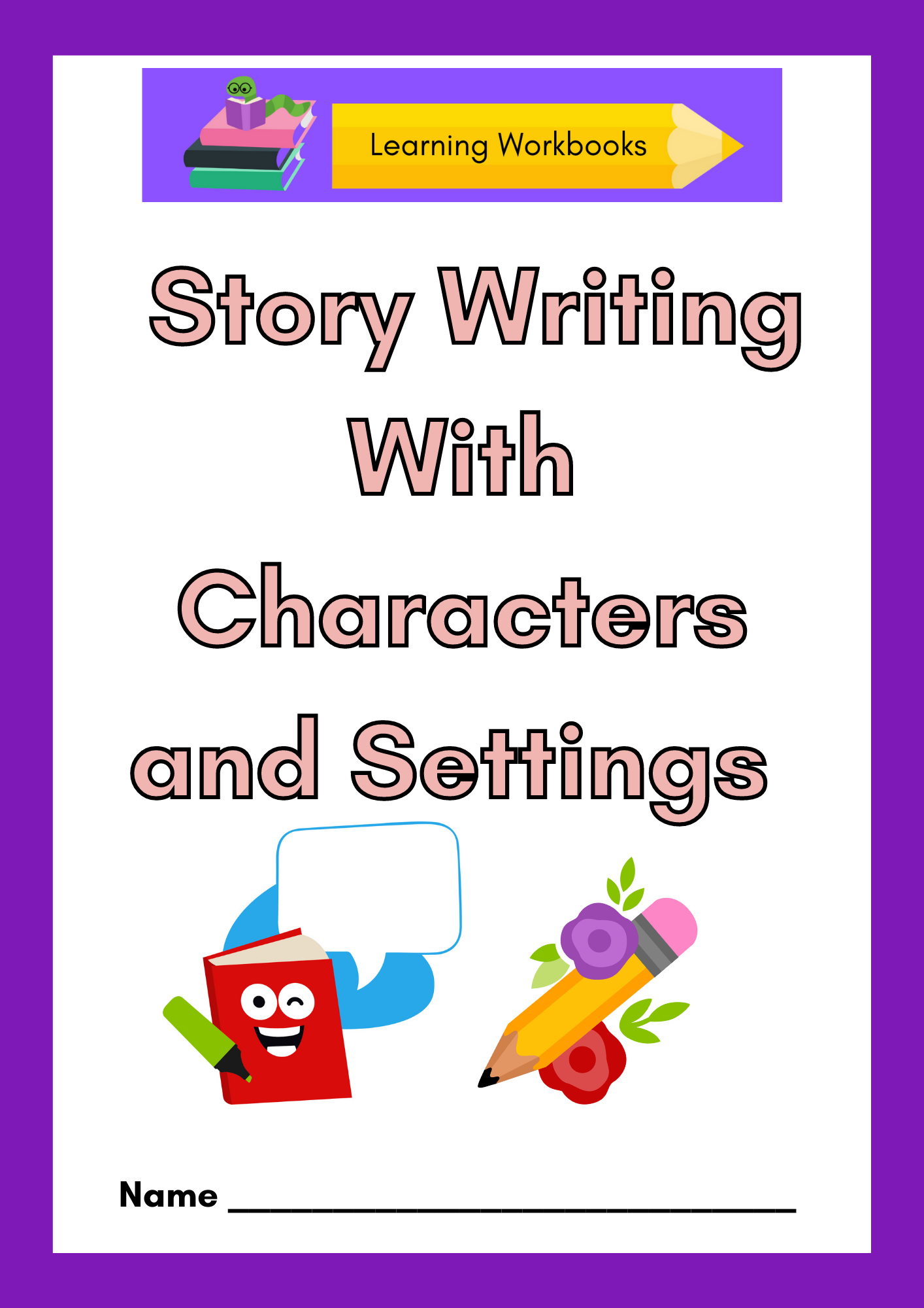 Story Writing with Characters and Settings (downloadable digital product)