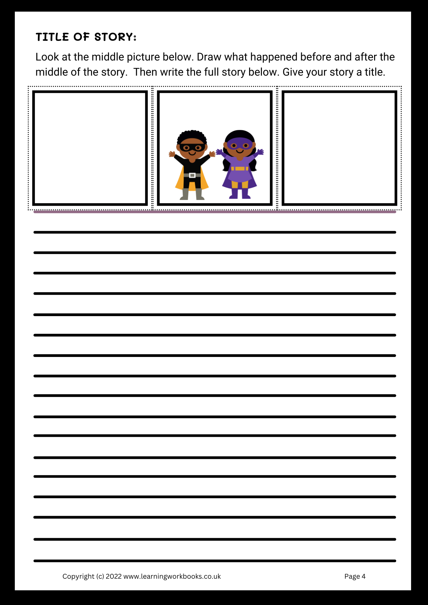Draw and Write the Story (downloadable digital product)