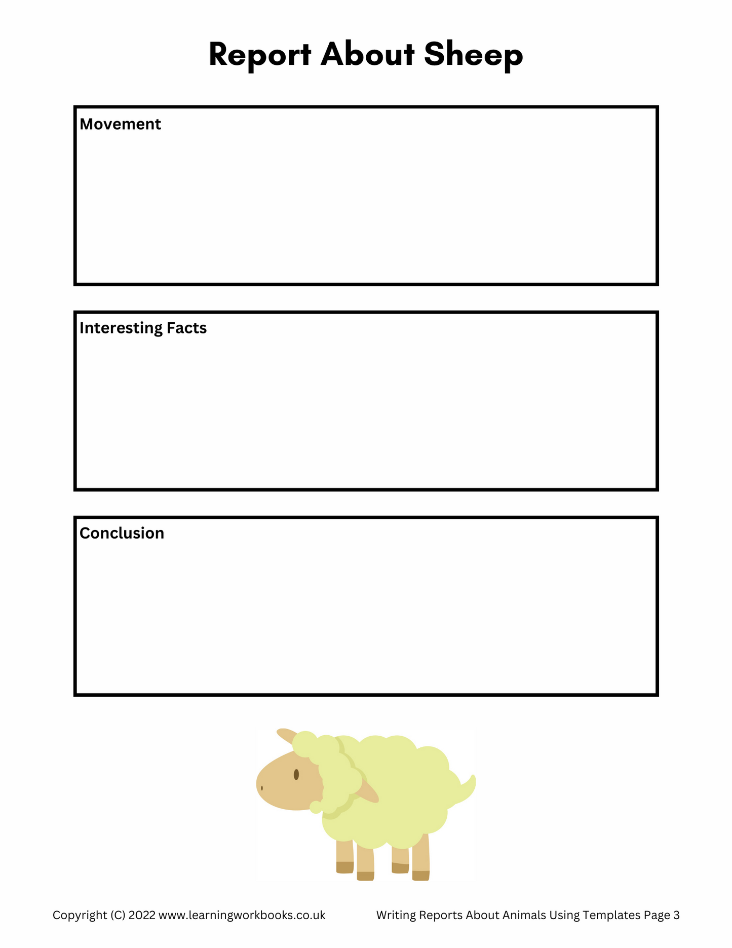 Writing Reports About Animals Using Templates Workbook 2 (downloadable digital product)