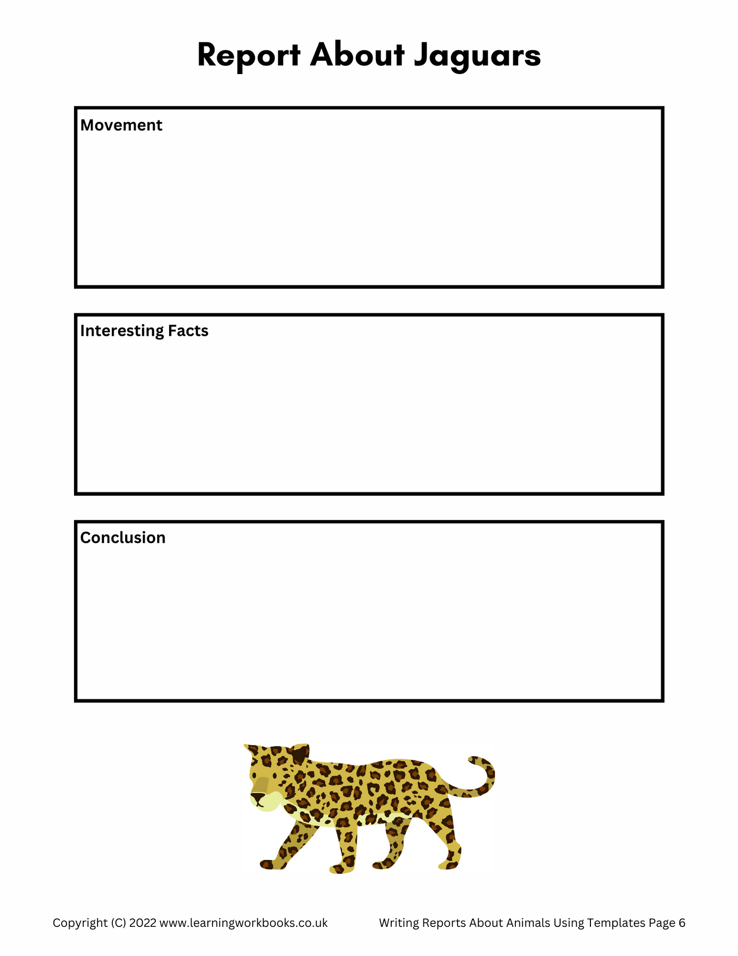 Writing Reports About Animals Using Templates Workbook 1 (downloadable digital product)