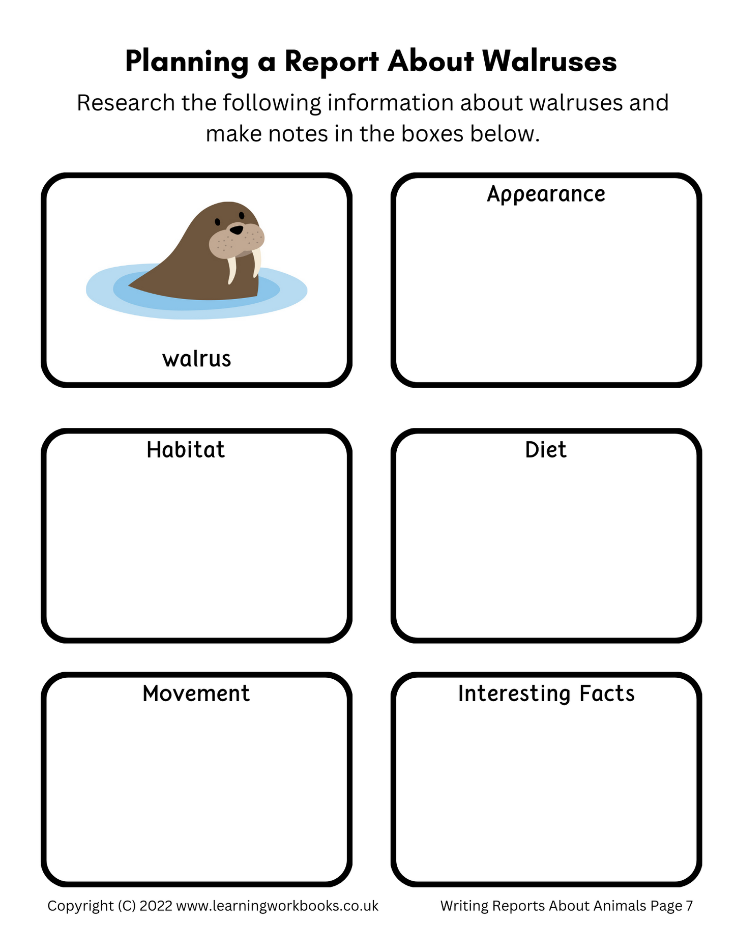 Writing Reports About Animals Workbook 2 (downloadable digital products)