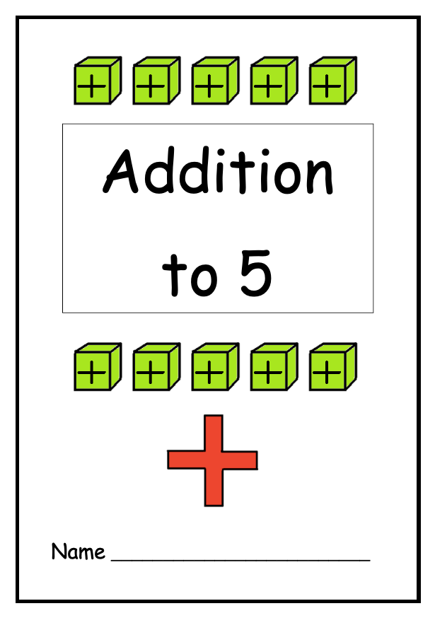 Addition to 5 Workbook (downloadable digital product)