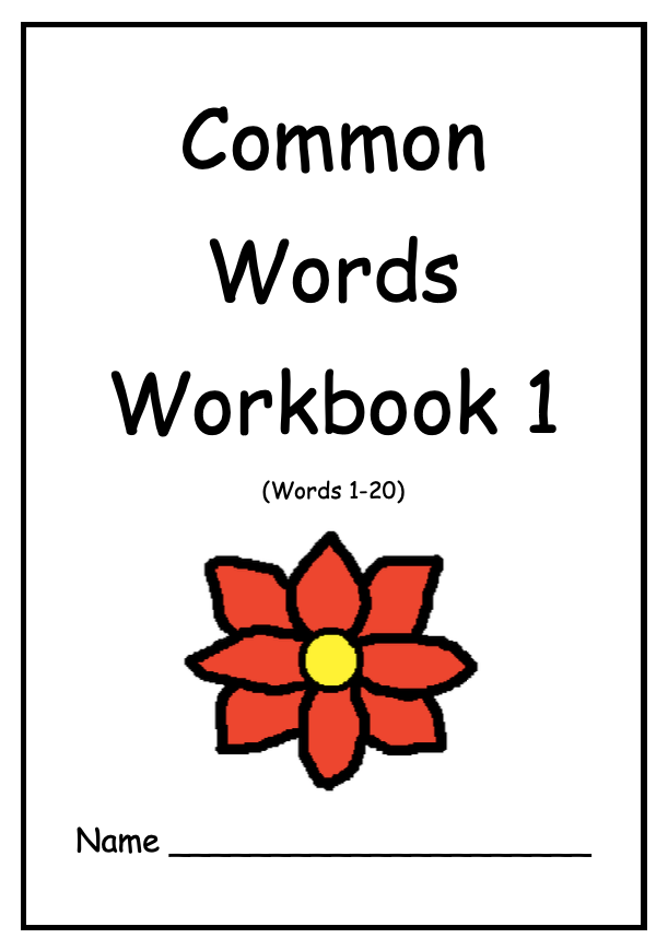 Common Words Workbook 1 (downloadable digital product)