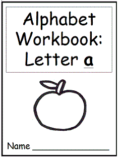 Alphabet Workbook Letter A (downloadable digital product)
