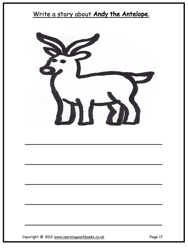 Alphabet Workbook Letter A (downloadable digital product)