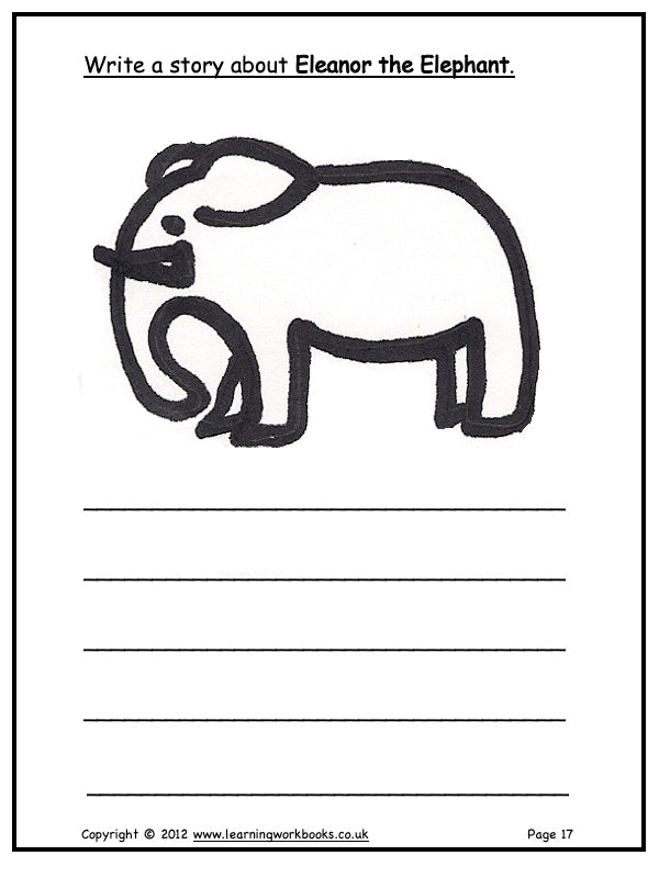 Alphabet Workbook Letter E (downloadable digital product)