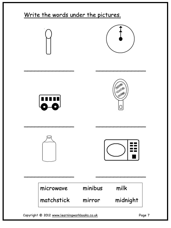 Alphabet Workbook Letter M (downloadable digital product)