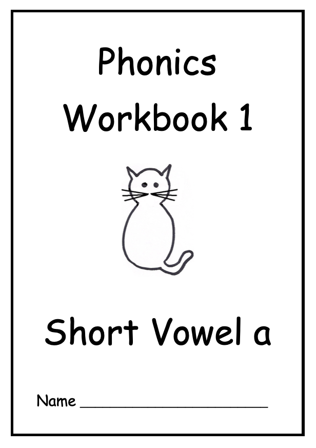 Phonics Workbook 1 - Short Vowel a (downloadable digital product)