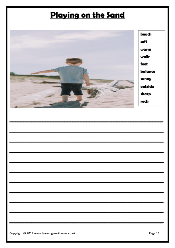 Story Writing Workbook 1 (downloadable digital product)