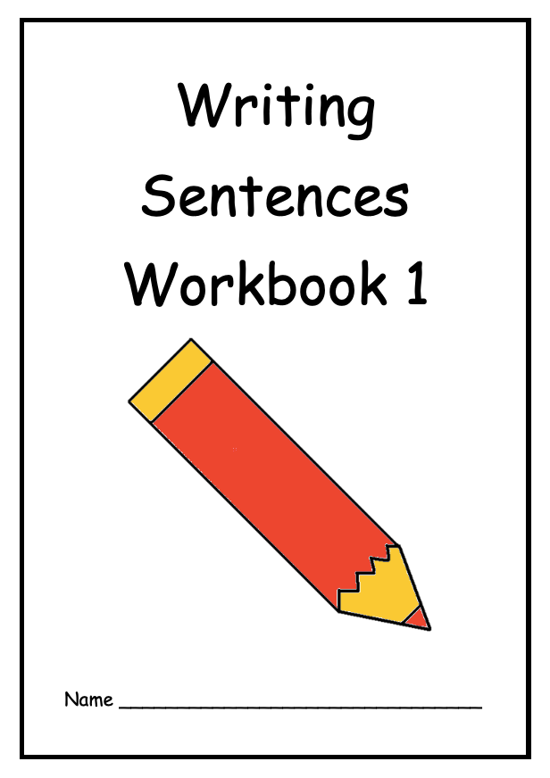 Writing Sentences Workbook 1 (downloadable digital product)