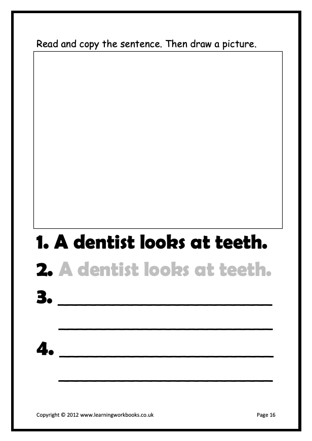 Writing Sentences Workbook 3 (downloadable digital product)