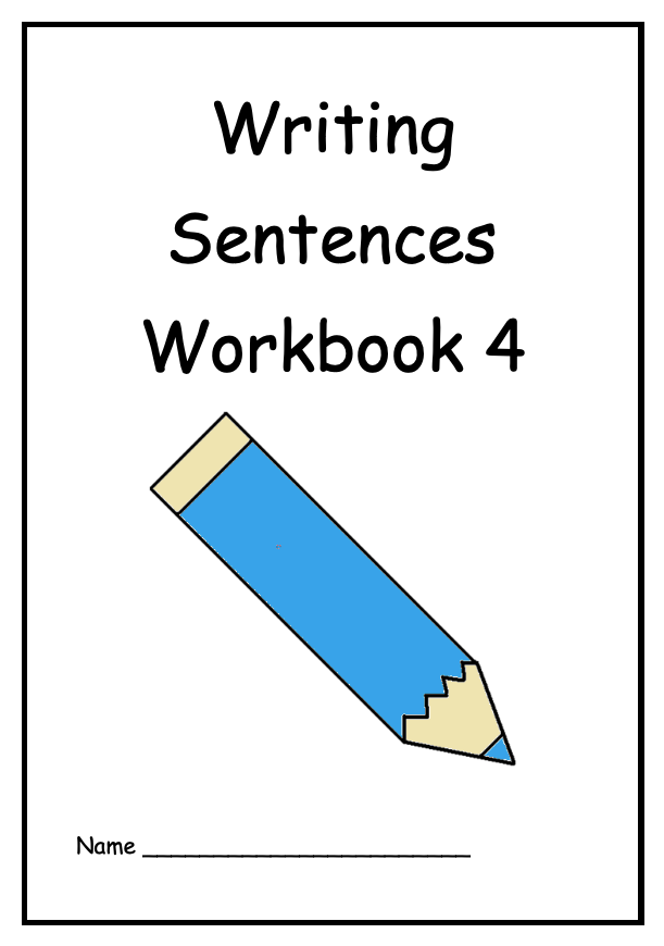 Writing Sentences Workbook 4 (downloadable digital product)