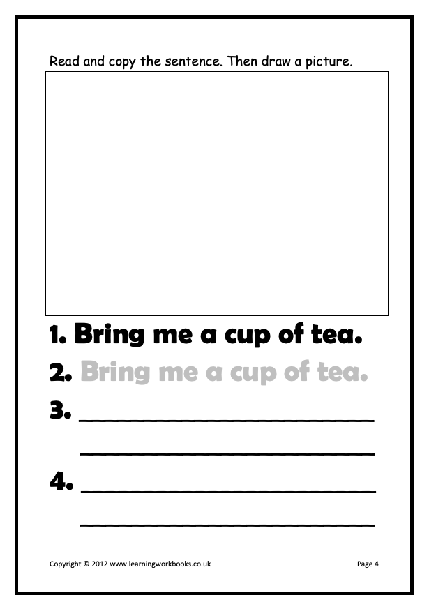 Writing Sentences Workbook 5 (downloadable digital product)