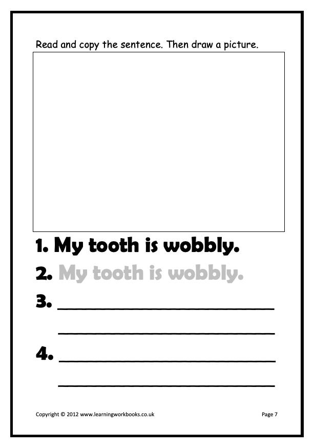 Writing Sentences Workbook 5 (downloadable digital product)