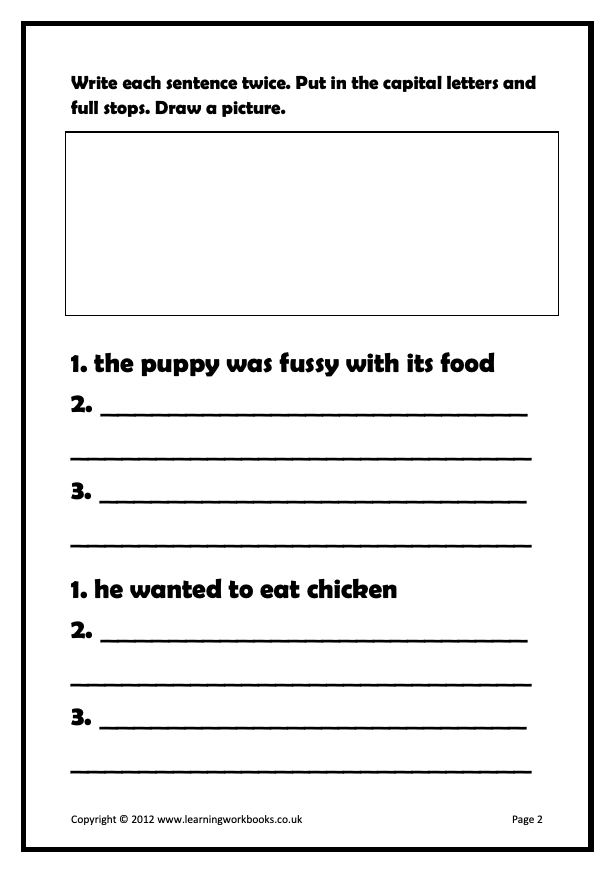 Writing Sentences Workbook 6 (downloadable digital product)