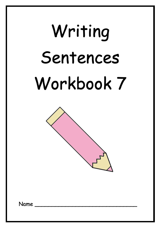 Writing Sentences Workbook 7 (downloadable digital product)