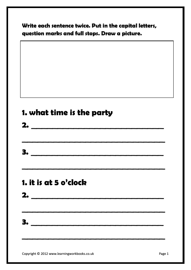 Writing Sentences Workbook 7 (downloadable digital product)