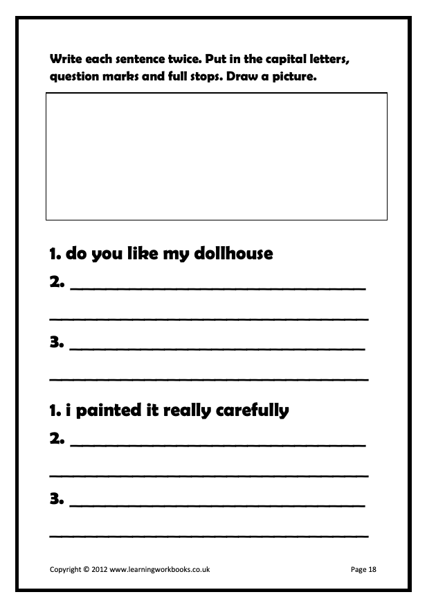 Writing Sentences Workbook 7 (downloadable digital product)