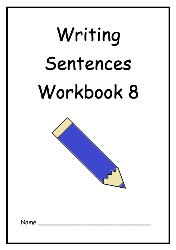 Writing Sentences Workbook 8 (downloadable digital product)