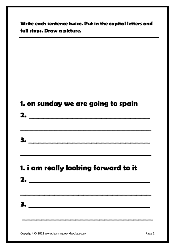 Writing Sentences Workbook 8 (downloadable digital product)