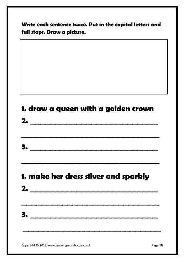 Writing Sentences Workbook 8 (downloadable digital product)