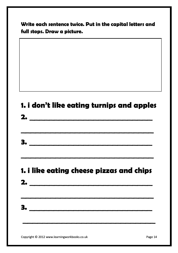 Writing Sentences Workbook 9 (downloadable digital product)