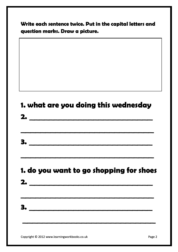 Writing Sentences Workbook 9 (downloadable digital product)