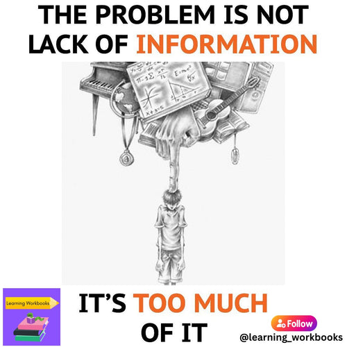 The problem is not lack of information; it's too much of it.