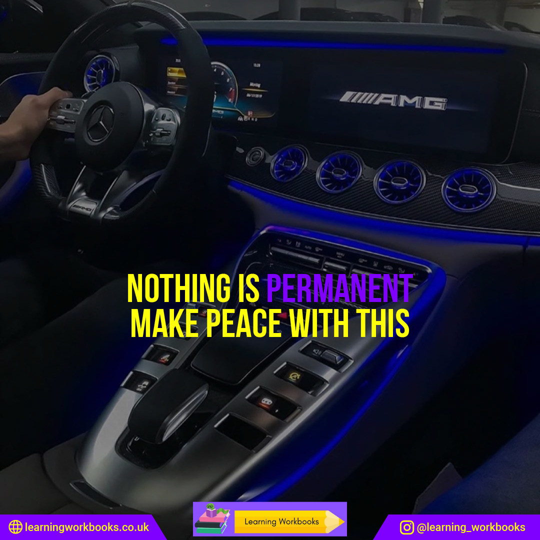Nothing is Permanent - Make Peace With This