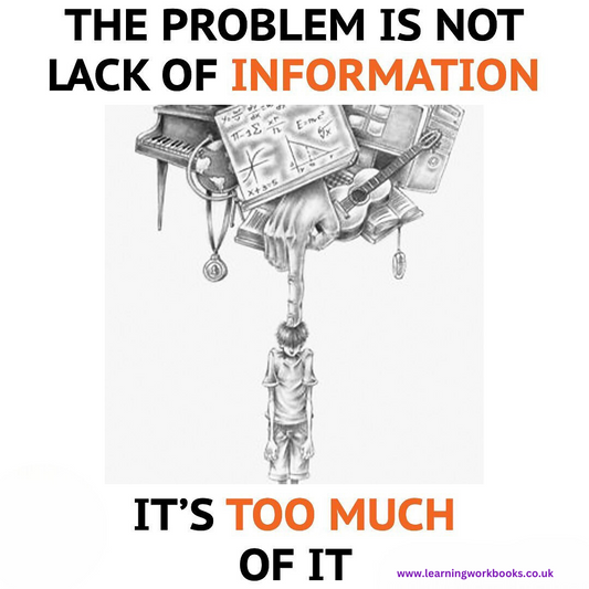 The problem is not lack of information. It's too much of it.