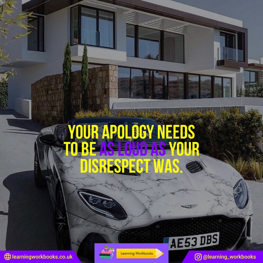 Your Apology Needs To Be As Loud As Your Disrespect Was