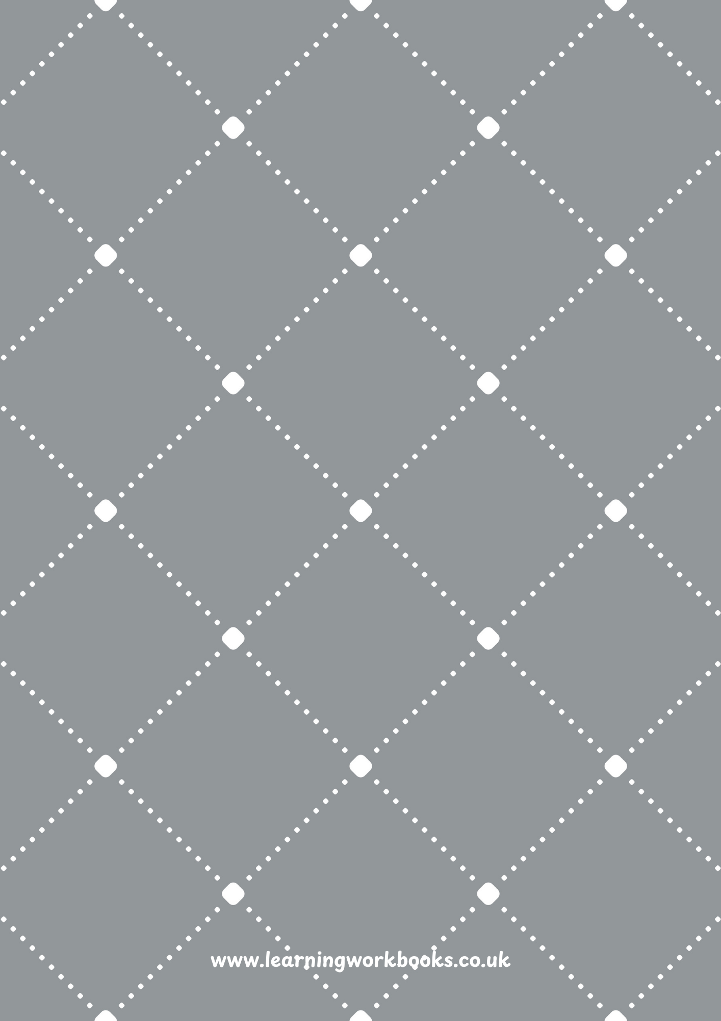 Coloured 6mm Grey Dot Grid Notebook 3 (downloadable digital product)