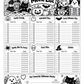 The Complete Halloween Planner / Design 1 / 100 Pages of Printable Halloween Planning Sheets