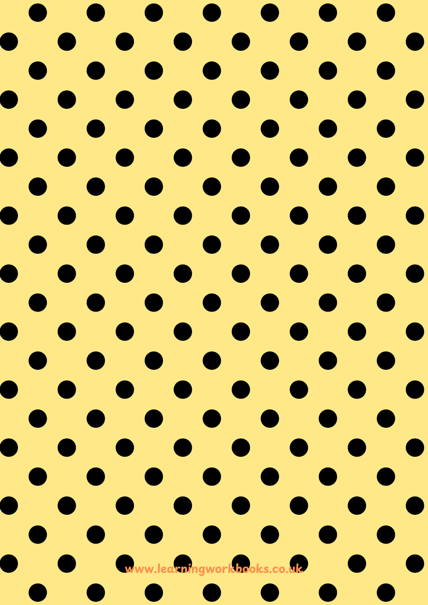 Polka 9mm Squared Black Dot Grid Notebook 1 (downloadable digital product)