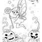 Magical Fairies Halloween Colouring Book