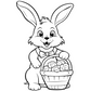 Easter Bunny Colouring Book