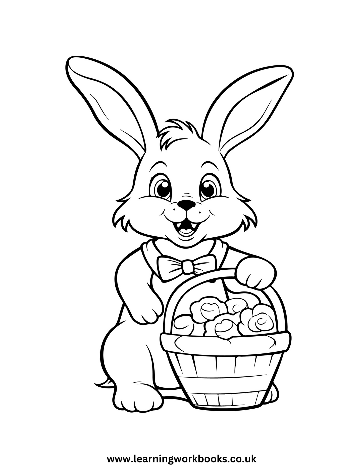 Easter Bunny Colouring Book