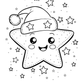 Kawaii Christmas Colouring Book 3 (downloadable digital product)