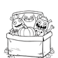 Cuddle Monsters Halloween Colouring Book